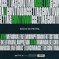 Bachi Da Pietra - Accetta & Continua vinyl cover