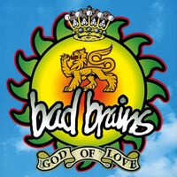 Bad Brains - God Of Love Transparent Green & Solid Yellow Mixed vinyl cover