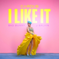 Bad Bunny & J Balvin Cardi B - I Like It Single vinyl cover