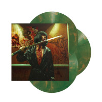 Bad Omens - Concrete Jungle Soundtrack (Green/Orange Marble) vinyl cover