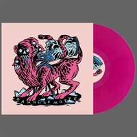 Bahnhof Motte - Zeit Fressen (Transparent Magenta) vinyl cover