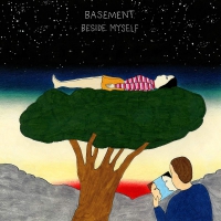 Basement - Beside Myself Red & Clear vinyl cover
