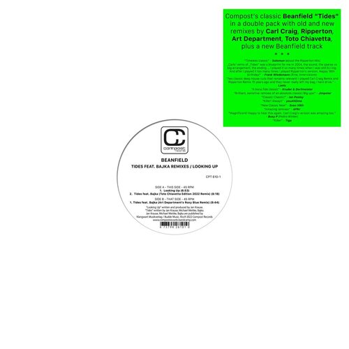 Beanfield - Tides Remixes vinyl cover