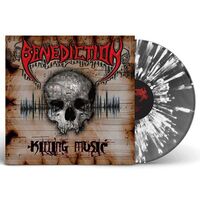 Benedection - Killing Music (Grey & White Splatter) vinyl cover