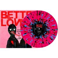 Better Lovers - God Made Me an Animal (Pink, Black, Turquoise And Red Splatter) vinyl cover