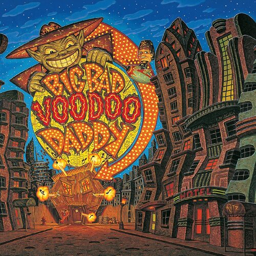 Big Bad Voodoo Daddy - Big Bad Voodoo Daddy Americana Deluxe —25Th Anniversary Clear With Red & Yellow Swirl