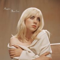 Billie Eilish - Happier Than Ever (Sage green 2xLP) vinyl cover