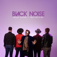 Billy Allen +The Pollies - Black Noise vinyl cover