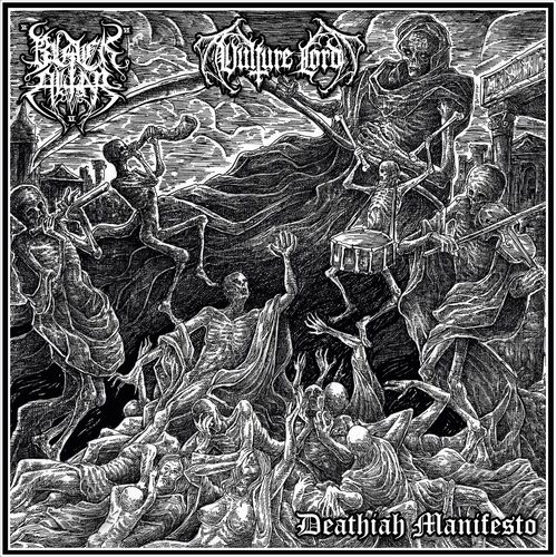 Black Altar / Vulture Lord - Deathiah Manifesto vinyl cover