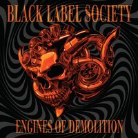 Black Label Society - Engines of Demolition (Neon Orange Black Splatter) vinyl cover
