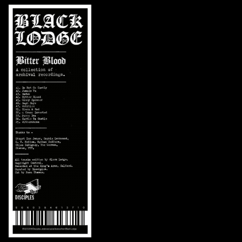 Black Lodge - Bitter Blood A Collection Of Archival Recordings vinyl cover