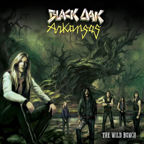 Black Oak Arkansas - The Wild Bunch (Green Marble) vinyl cover