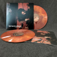 Black Tape For A Blue Girl - Remnants Of A Deeper Purity (Orange Rust Swirl) vinyl cover