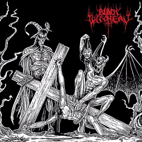 Black Witchery - Desecration Of The Holy Kingdom vinyl cover