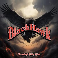 BlackHawk - Greatest Hits Live (Purple) vinyl cover