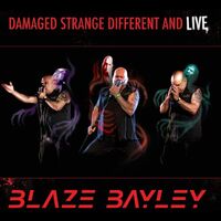 Blaze Bayley - Damaged Strange Different & Live vinyl cover