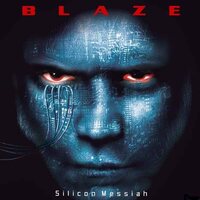 Blaze Bayley - Silicon Messiah (Red & Blue) vinyl cover