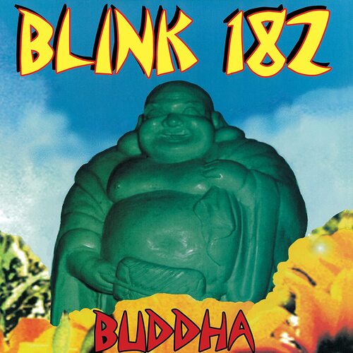 Blink-182 - Buddha (Blue/Red Splatter) vinyl cover