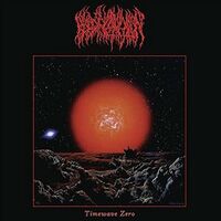 Blood Incantation - Timewave Zero (Transparent Orange-Black Haze) vinyl cover