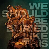 Bloodred Hourglass - We Should Be Buried Like This (Orange/Green) vinyl cover