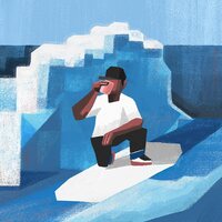 Blu & Shafiq Husayn - Out Of The Blue vinyl cover