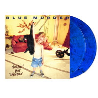 Blue Murder - Nothin' But Trouble (Remastered; Blue with Black Cat Swirl) vinyl cover