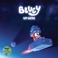 Bluey - Up Here (Translucent Blue) vinyl cover