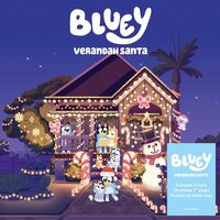 Bluey - Verandah Santa (White) vinyl cover