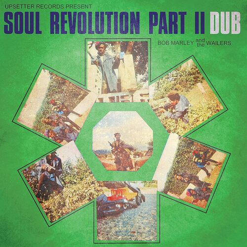 Bob Marley & The Wailers - Soul Revolution Part II Dub (Green Splatter) vinyl cover