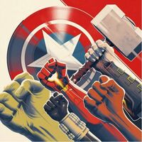 Bobby Tahouri - Marvel's Avengers vinyl cover