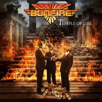 Bonfire - Temple Of Lies Black vinyl cover