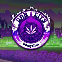 Bongzilla - Dab City (White, Green & Purple) vinyl cover