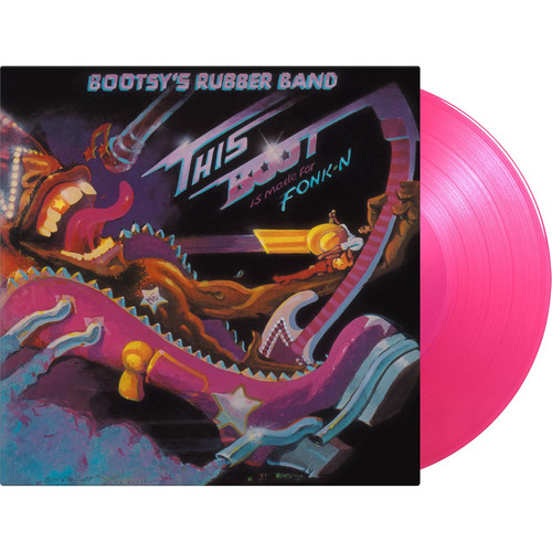 Bootsy Collins - This Boot Is Made For Fonk-N (Translucent Magenta) vinyl cover