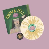Bored at My Grandmas House - Show & Tell (Cream With Mustard Yellow Splatter) vinyl cover