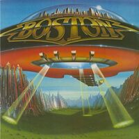Boston - Don't Look Back Translucent Blue And Black Swirl Audiophile Limited Anniversary Edition vinyl cover