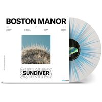 Boston Manor - Sundiver (White Sky Blue Grey Splatter) vinyl cover