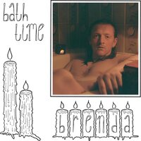 Brenda - Bath Time (Orange/Blue) vinyl cover