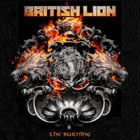 British Lion - The Burning vinyl cover