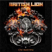 British Lion - The Burning vinyl cover
