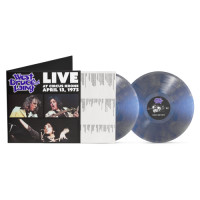 Bruce West & Laing - Live at Circus Krone, Frankfurt, Germany; April 13, 1973 (Clear Frosted Glass With Silver Swirl) vinyl cover