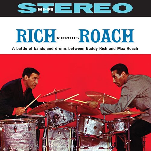 Buddy Rich & Max Roach - Rich Versus Roach vinyl cover