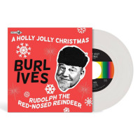 Burl Ives - A Holly Jolly Christmas Snow (White; Single) vinyl cover