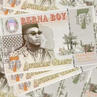 Burna Boy - African Giant vinyl cover