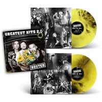 Busted - Greatest Hits 2.0 Another Present For Everyone (Yellow & Black) vinyl cover