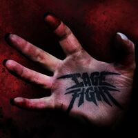 Cage Fight - Cage Fight (Black & Red Splatter) vinyl cover