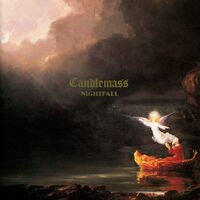 Candlemass - Nightfall (Orange, Teal & Dark Poster) vinyl cover