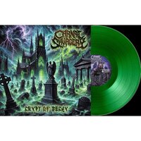 Carnal Savagery - Crypt of Decay (Cemetery Green) vinyl cover