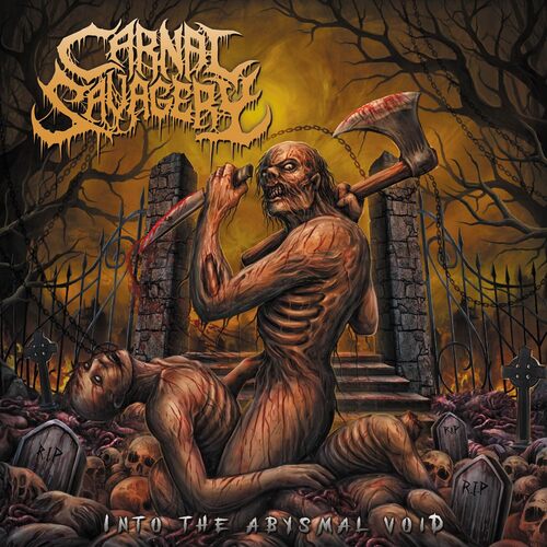 Carnal Savagery - Into The Abysmal Void vinyl cover