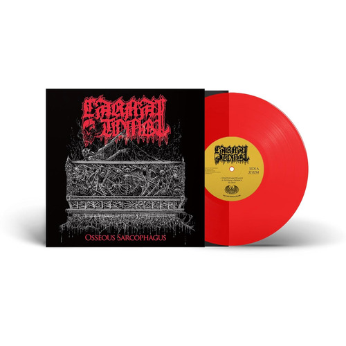 Carnal Tomb - Osseous Sarcophagus (Red) vinyl cover