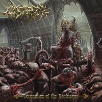 Castrator - Coronation Of The Grotesque (Gold) vinyl cover